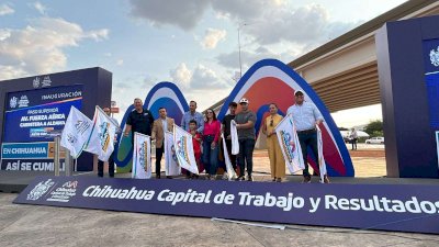 Inaugura Alcalde paso superior de Fuerza Aérea y carretera a Aldama