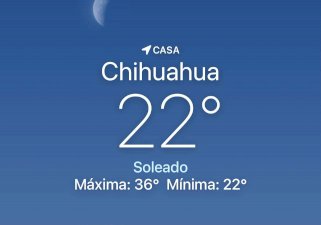 Amanece soleado con temperatura de 22 grados centígrados 