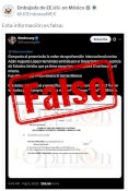 Desmiente Embajada de EU a Simón Levy sobre orden de aprehensión contra Augusto