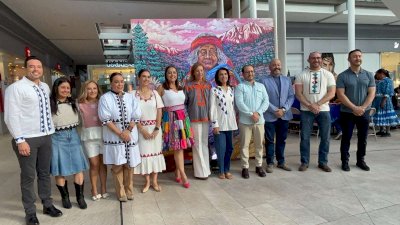 Inauguran exposición de botas Timberland con toque Rarámuri