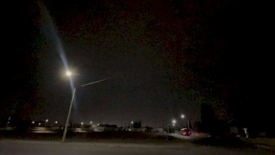 Registran lluvia ligera y relámpagos al norte de la ciudad