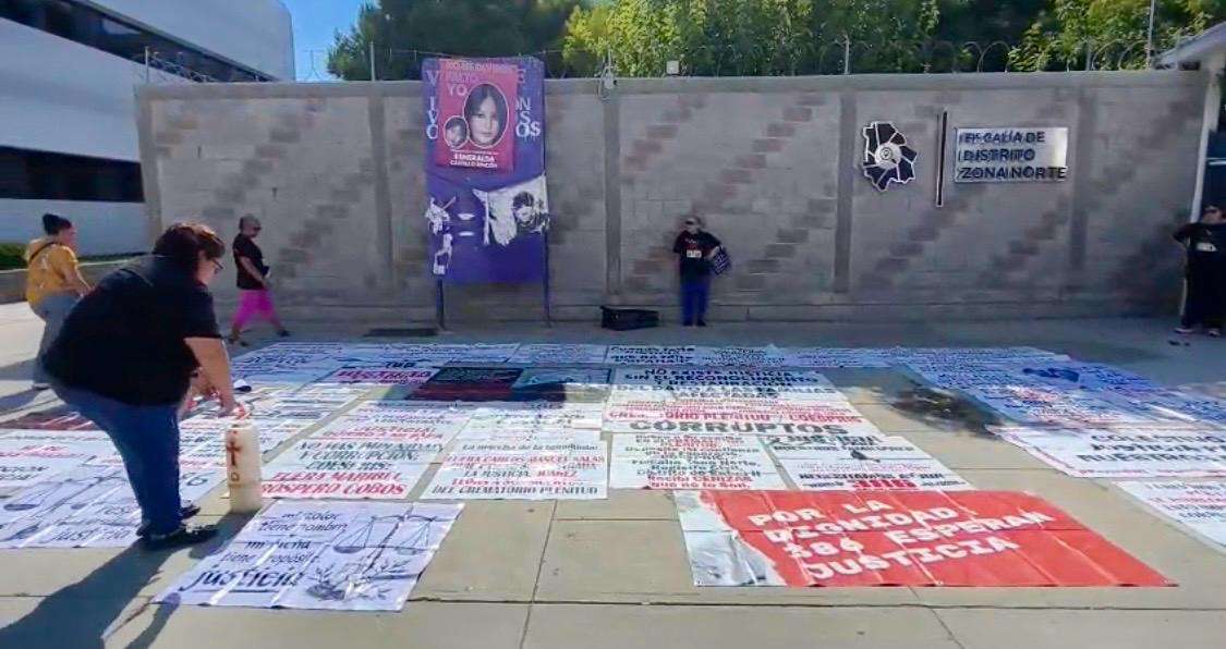 Protestan familias afectadas por crematorio Plenitud frente a Fiscalía