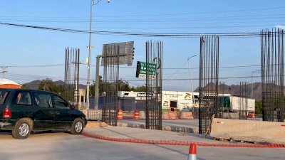 Avanza puente Fuerza Aérea y Palestina con 2 zapatas coladas 