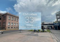 Alcanza Chihuahua los 33°C; mantienen pronóstico de lluvias
