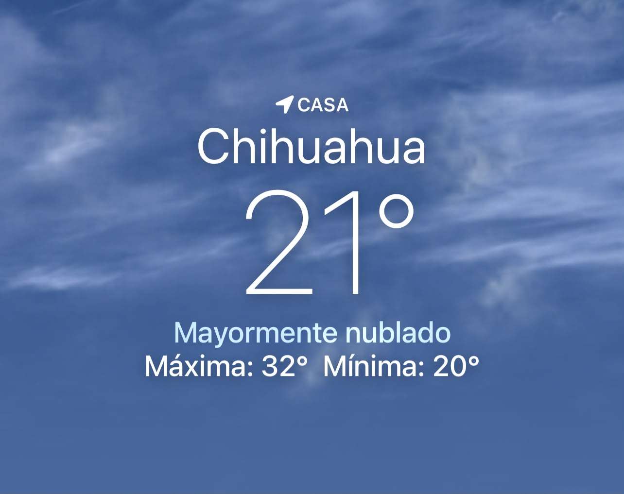 Se esperan nubes y lluvias con 32 grados centígrados 