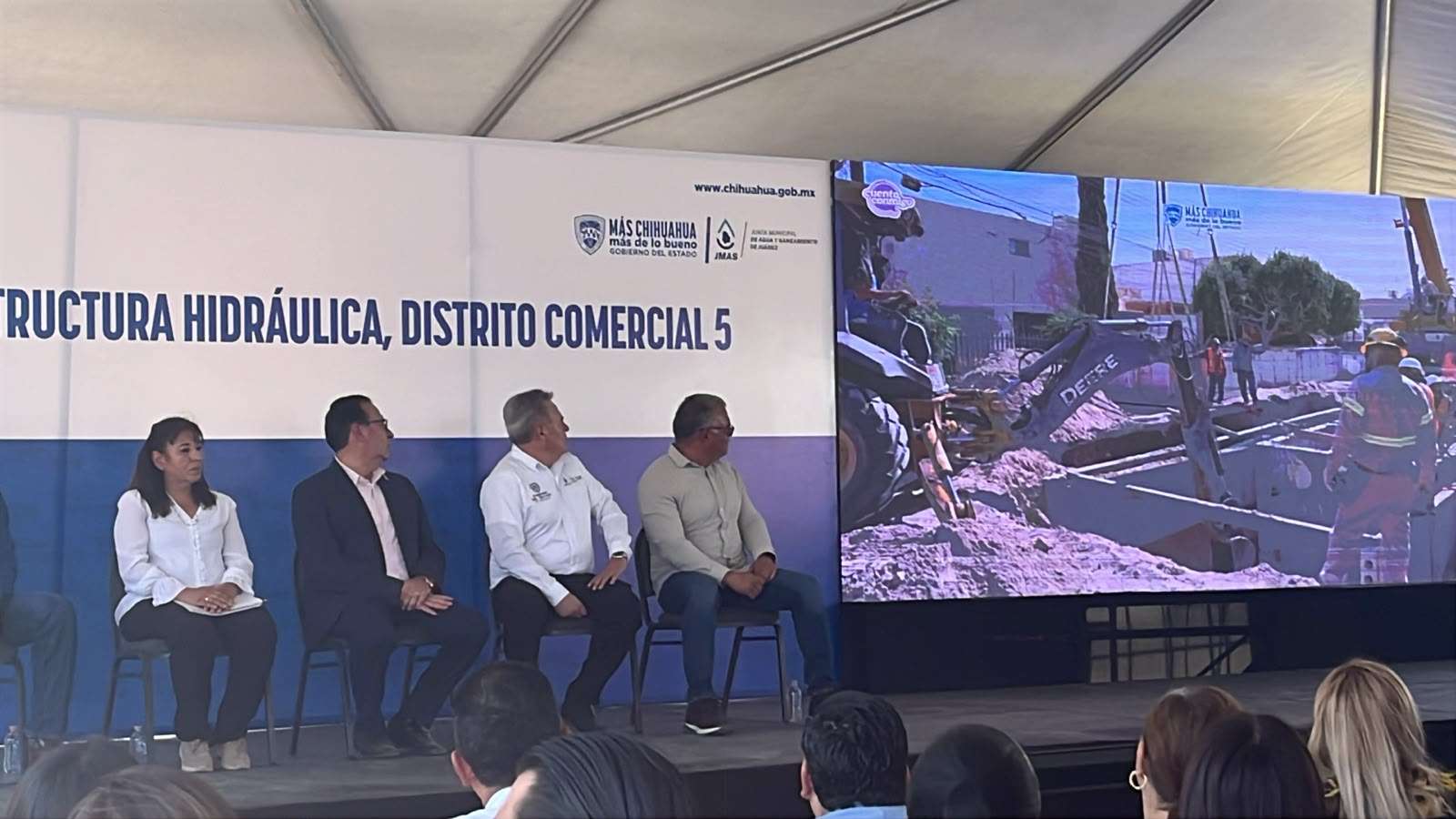 Celebran vecinos solución a inundaciones de más de 80 años