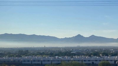 Cubre densa capa de contaminación la zona sur de la ciudad 