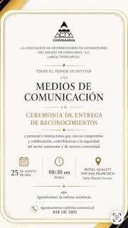 Premiará AMDA Chihuahua labor en seguridad del sector automotor