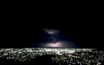 Reportan actividad eléctrica al sur de la ciudad 