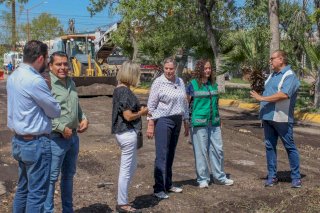Siguen trabajos de rehabilitación en avenida Agricultura en Delicias 