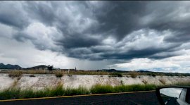 Prevén lluvias y fuertes vientos en diversas zonas del estado 