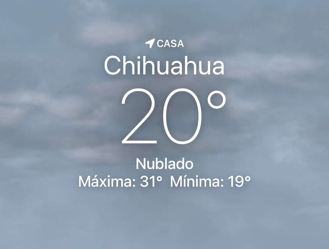 Se espera día nuboso con lluvias y 31 grados centígrados 