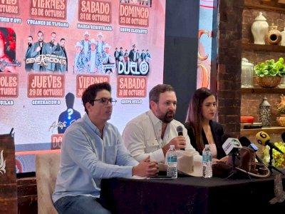 Presentan cartelera del Palenque Expogan 2026 