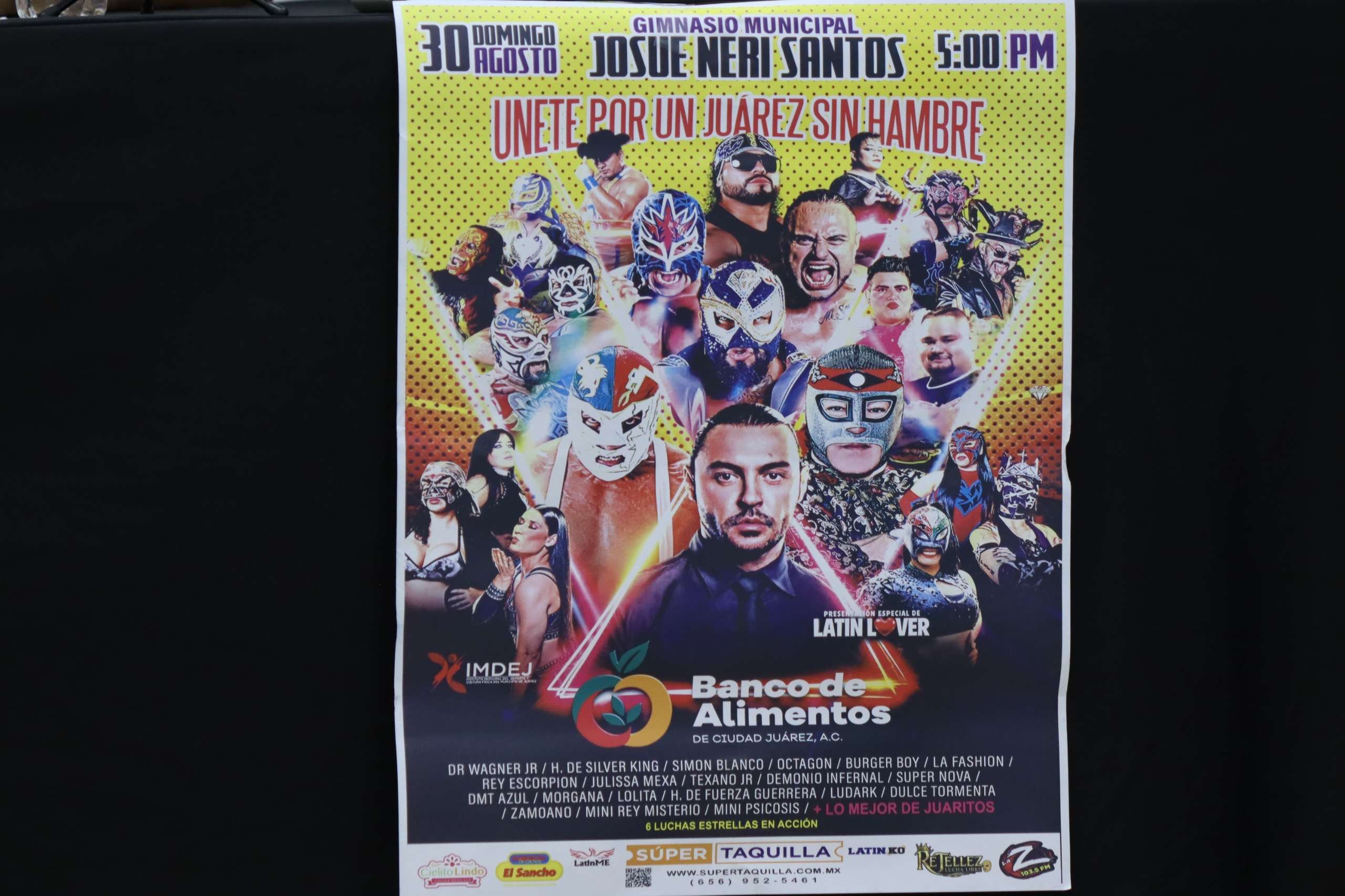 Ofrecerán función de Lucha Libre en apoyo a Banco de Alimentos