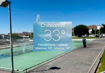 Sube el termómetro hasta 33°C en Chihuahua 