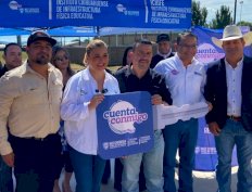 Inaugura Maru nueva secundaria con inversión de 38 mdp en Madera 