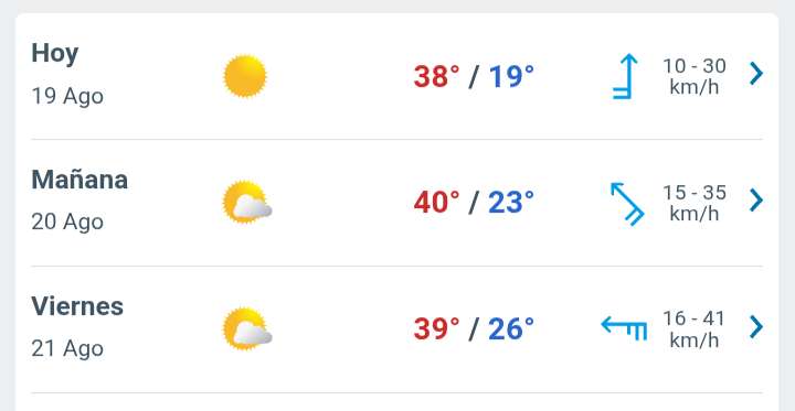 Día soleado con temperatura hasta 38°C  en Juárez 
