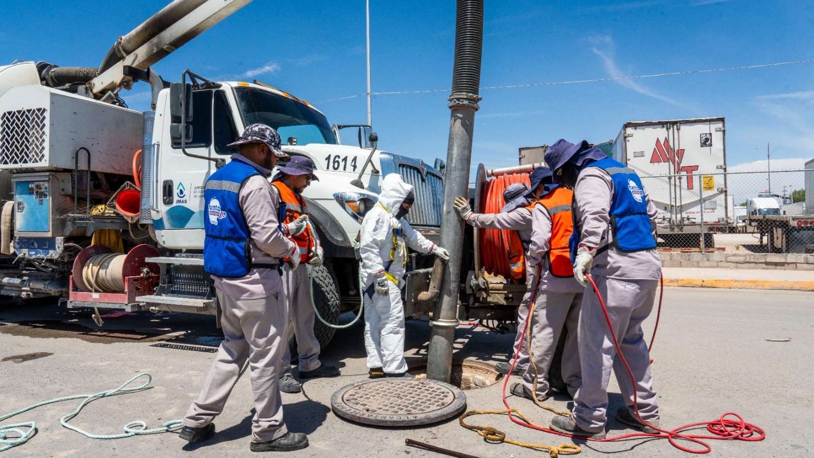 Atienden brotes de aguas residuales en el fraccionamiento Río Bravo