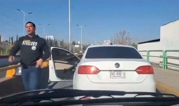 Exhiben en redes a montachoques en la avenida La Cantera