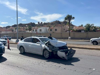 Deja fuerte choque a menor herido en la Teófilo Borunda
