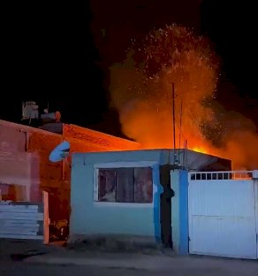 Muere calcinado por incendio en vivienda de Parral