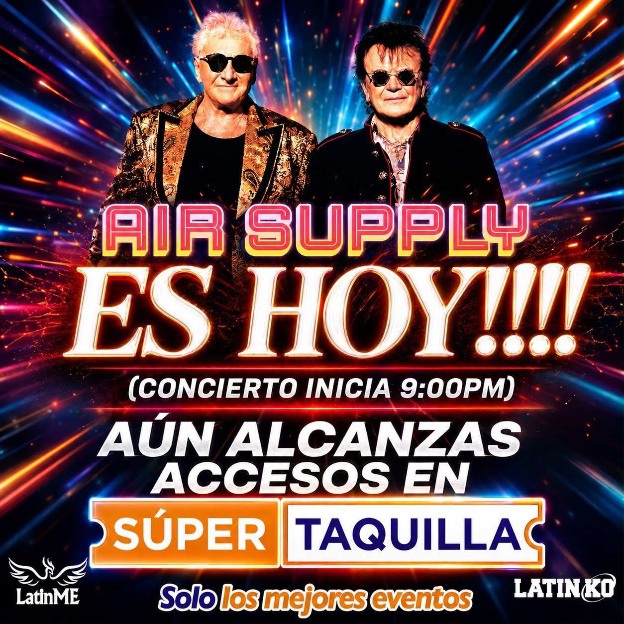 Prepara Air Supply concierto en la ciudad