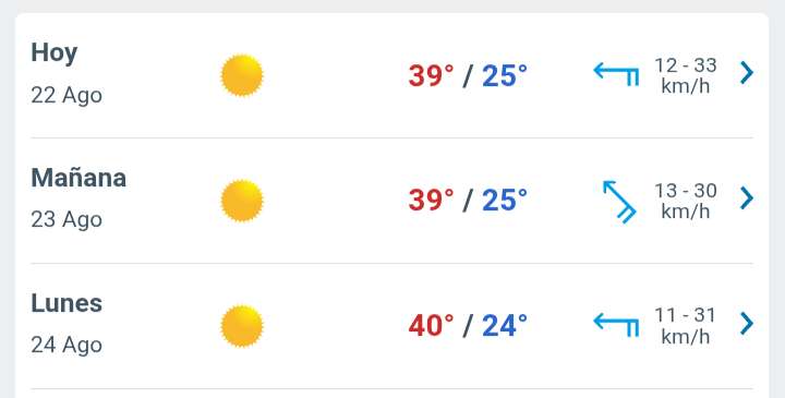 Día soleado con temperatura hasta 39°C en Juárez 