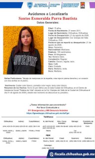 Buscan a jovencita desaparecida en Granjas del Valle
