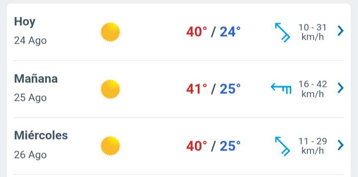 Lunes soleado con temperatura hasta 40°C en Juárez 