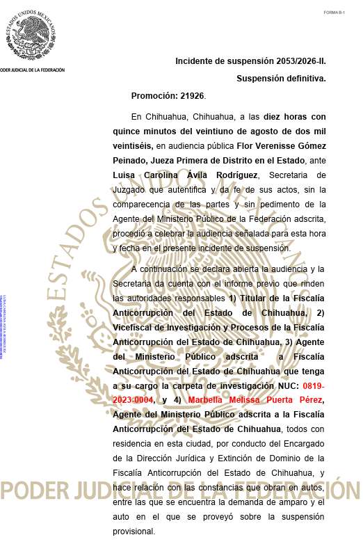 Ordena Juez a López Elías comparecer ante Fach