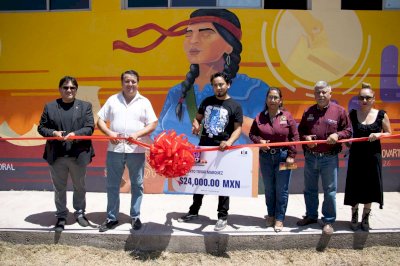 Develan en Jiménez primer mural del Muro Cívico 2026 