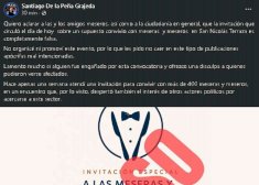 Desmiente De la Peña invitación a falso convivio con meseros