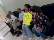 Exigen justicia indígenas y campesinos por tierras en Aldama 