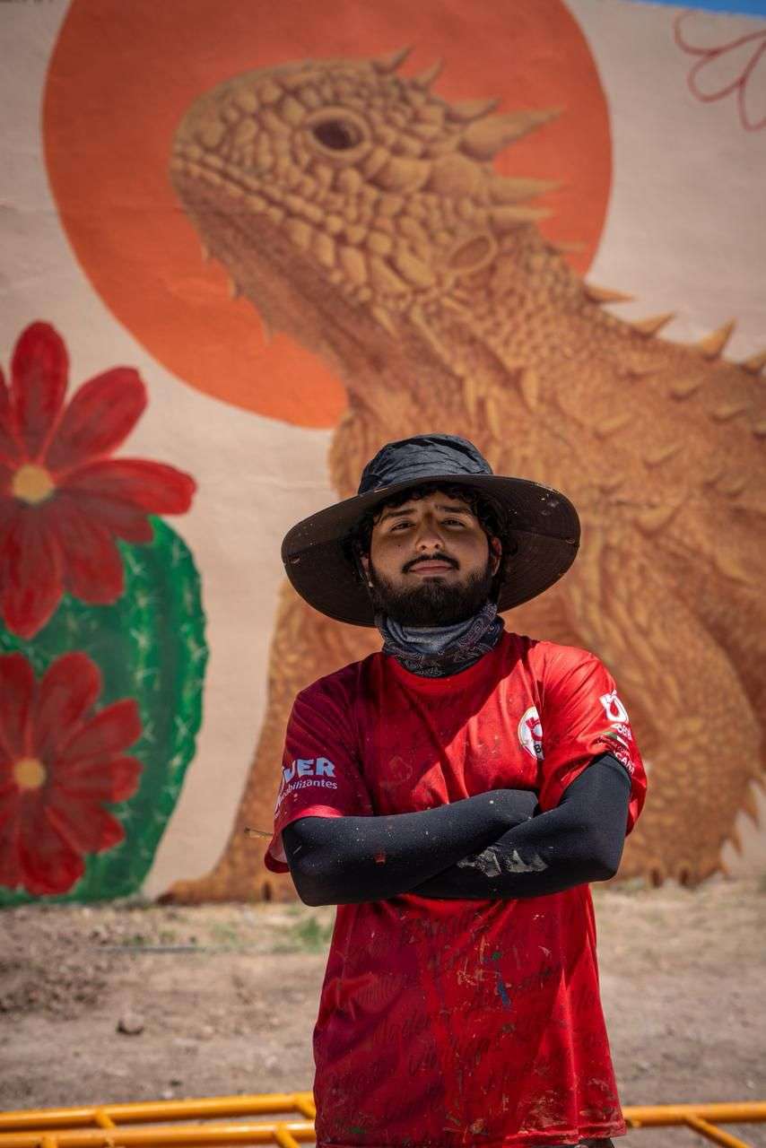 Arte urbano transforma el Parque Central con primer mural