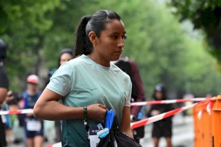 Hace historia la corredora Rarámuri Jenifer Yáñez en la Utmb 
