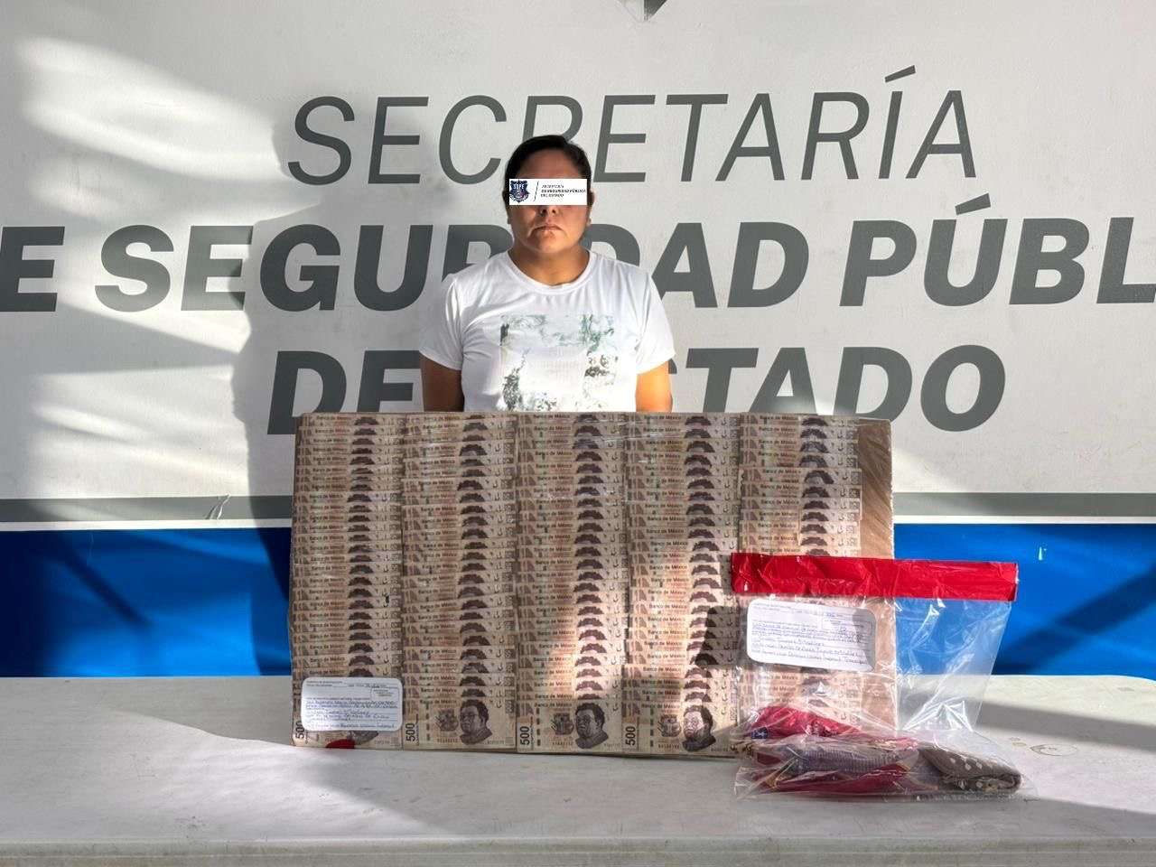 Detienen a mujer involucrada en robo de efectivo en Juárez