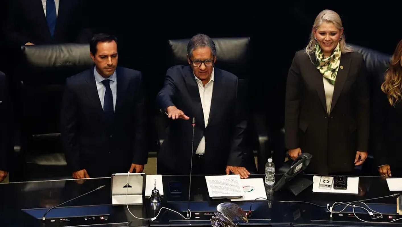 Preside Higinio Martínez nueva Mesa Directiva del Senado