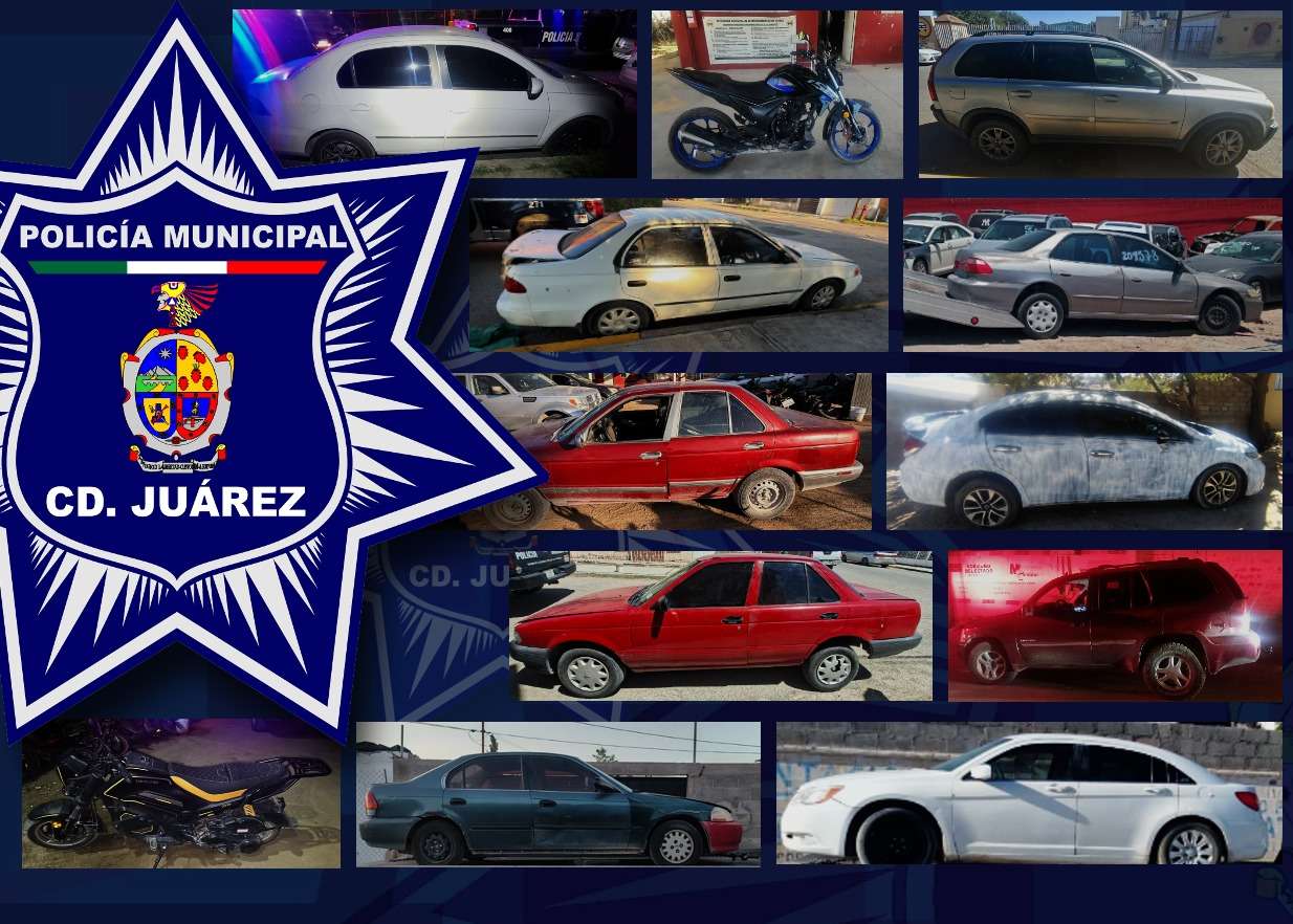 Recuperan 13 vehículos con reporte de robo en distintos sectores