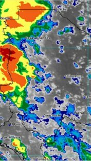 Alertan por lluvias fuertes en zona noroeste y serrana del estado 