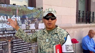 Invitan a jóvenes a pertenecer al 35 batallón de infanteria