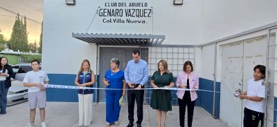 Estrenan nuevos espacios del Club del Abuelo Genaro Vázquez 