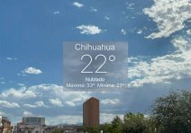 Despierta Chihuahua a 22°C con cielo nublado; prevén máxima de 33°C 