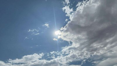 Alcanza temperatura 33°C, con probabilidad de lluvias