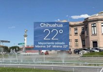 Registra Chihuahua 22°C al amanecer; prevén tarde calurosa 