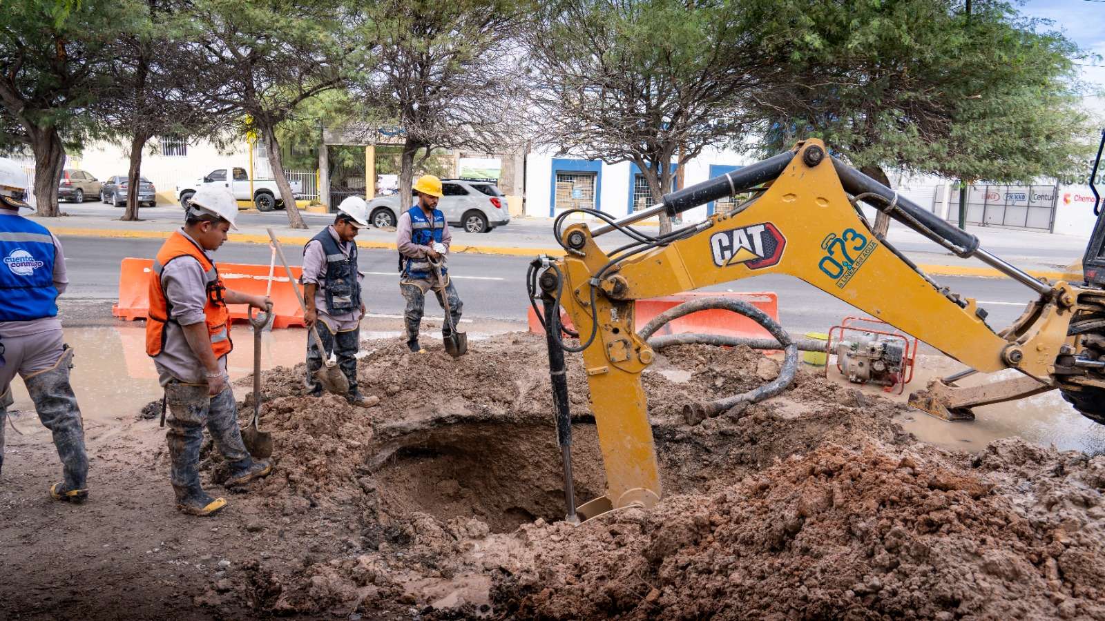 Instala JMAS segunda válvula chek en fraccionamiento Río Bravo 