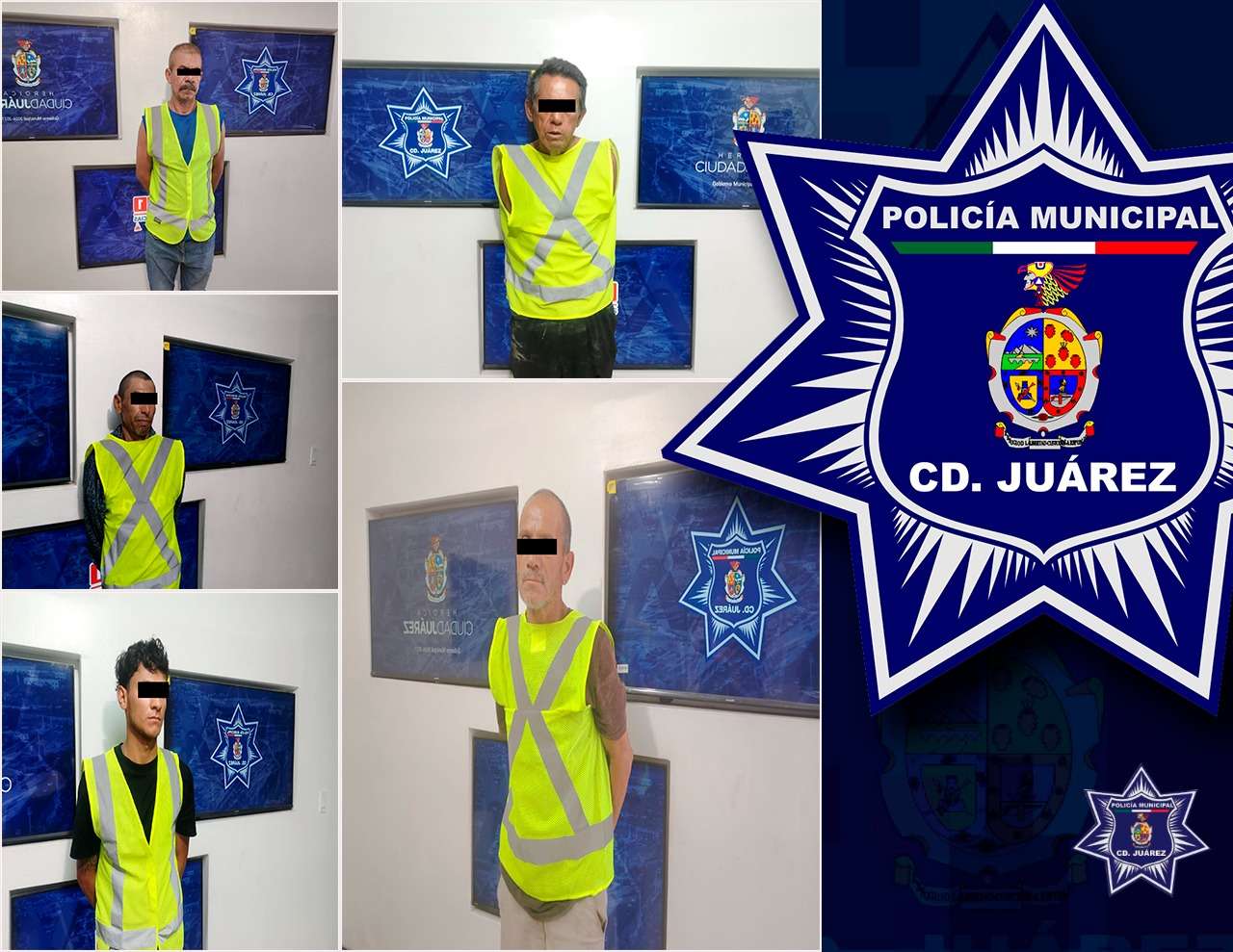Detienen a 5 prófugos de la justicia