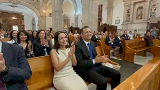 Realizan misa de acción de gracias previo al Quinto Informe de Bonilla