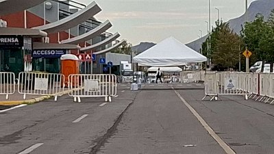 Blindan Centro de Convenciones previo a informe de Bonilla