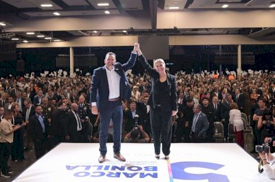 Acompaña Maru Campos a Marco Bonilla en su 5o Informe de Gobierno