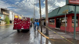 Se registra voraz incendio en restaurante de la zona centro 